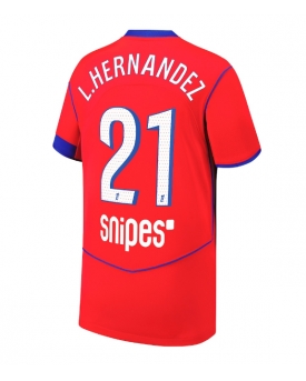 Billige Fotballdrakt Paris Saint-Germain Lucas Hernandez #21 Replika Tredjedrakt 2025-26 Kortermet Billige Fotballdrakt Paris Saint-Germain Lucas Hernandez #21 Replika Tredjedrakt 2025-26 Kortermet